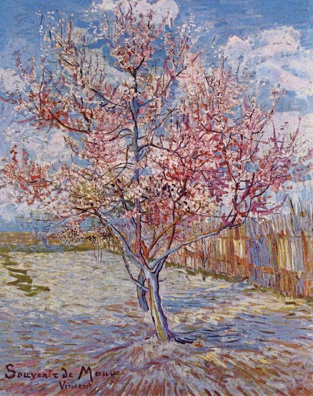Vincent Van Gogh Flowering Orchards Norge oil painting art